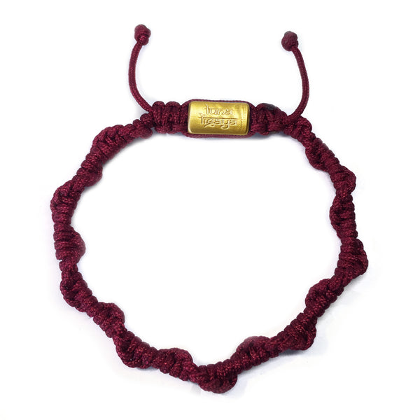 Bordeaux Mantra Bracelet