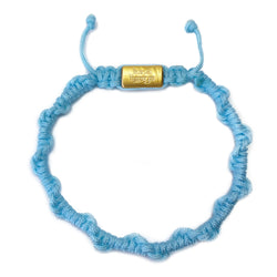 Sky Blue Mantra Bracelet