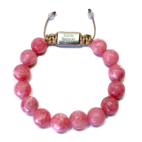 Pink Alabaster Faceted 10 mm