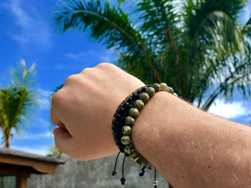Green Rhyolite 8 mm