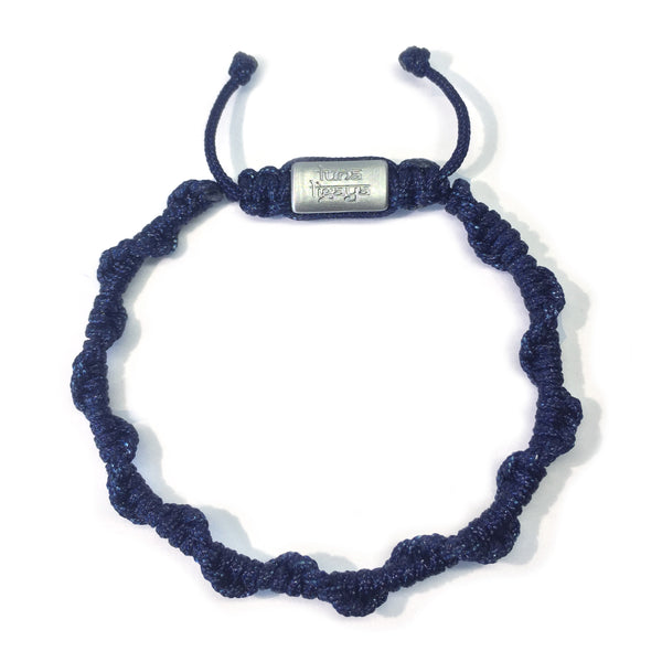 Dark Blue Mantra Bracelet